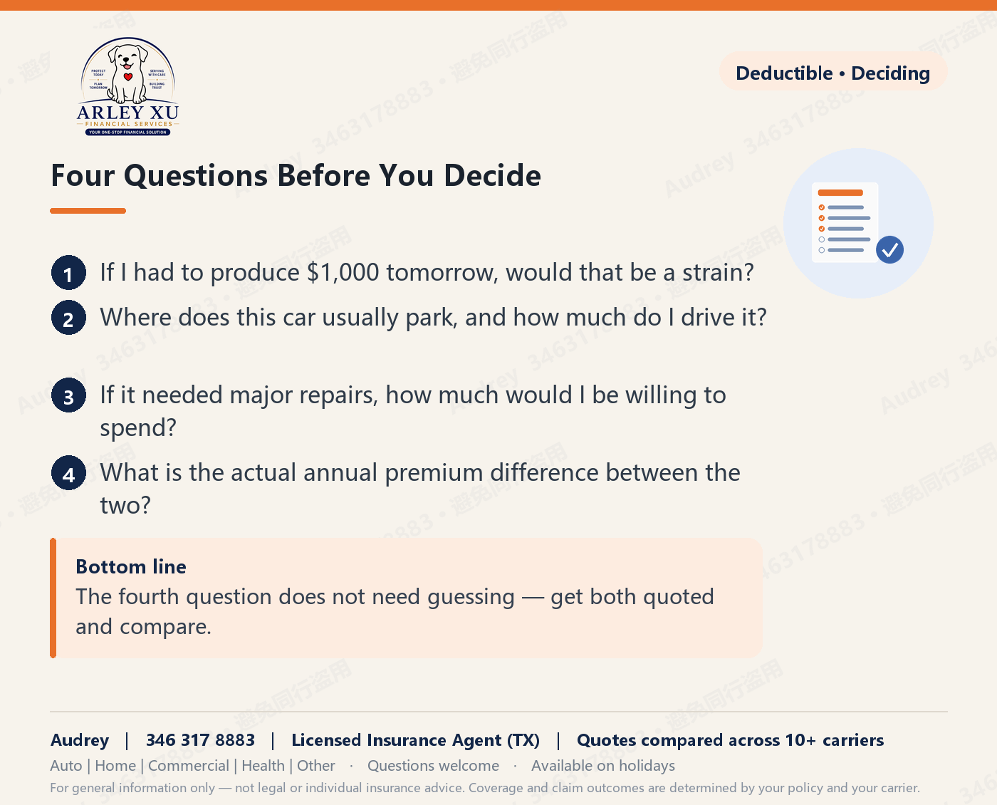 Four questions before you decide