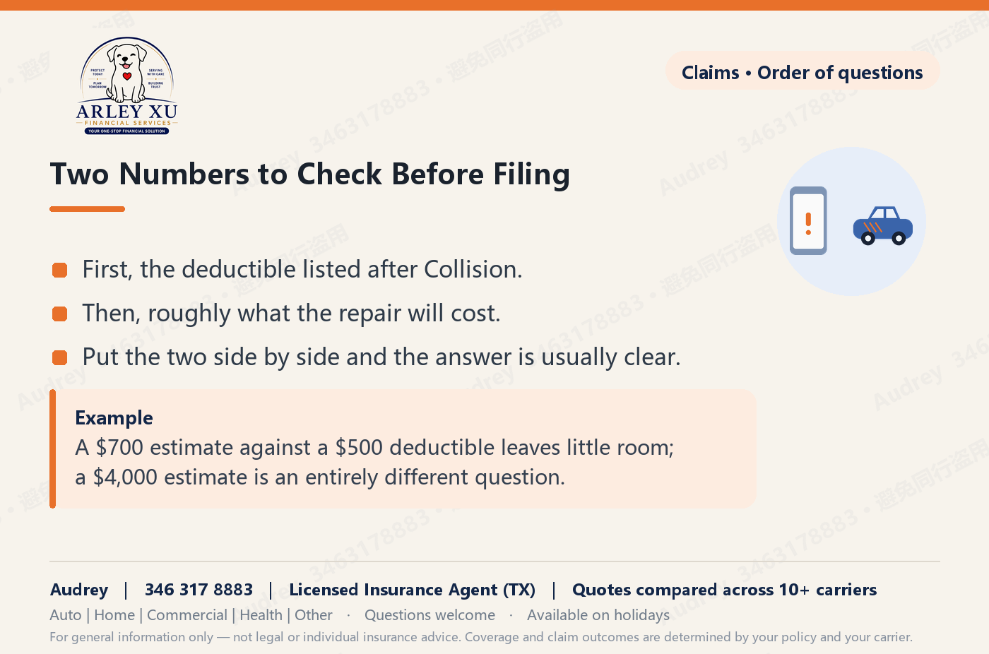 Two numbers to check before filing